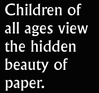 Children of all ages view the show
