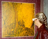 Large 3-D canvas images